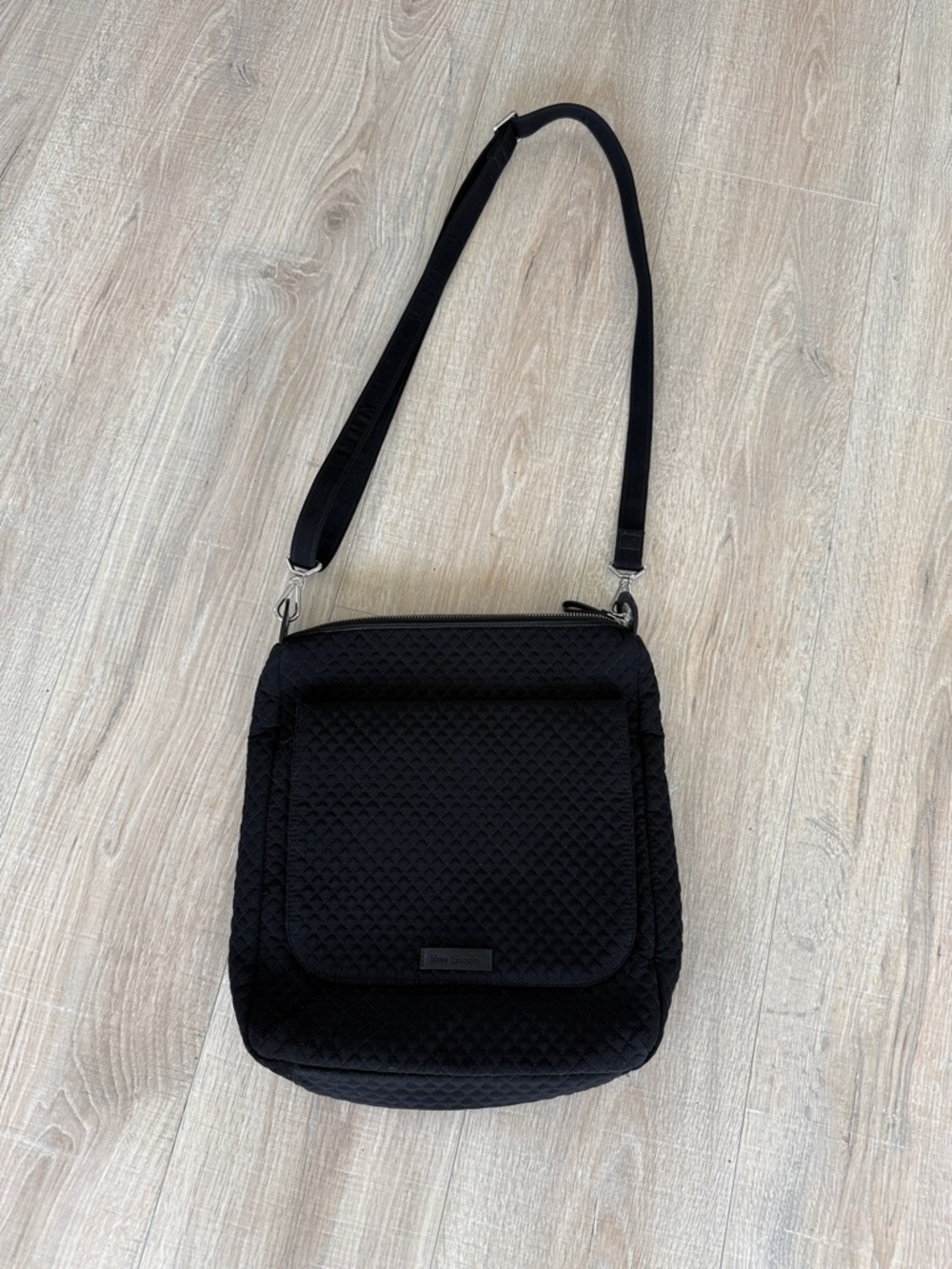 Vera Bradley Black Quilted Crossbody Bag